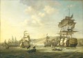 アルジェ湾の英オランダ艦隊 1816 年の軍艦